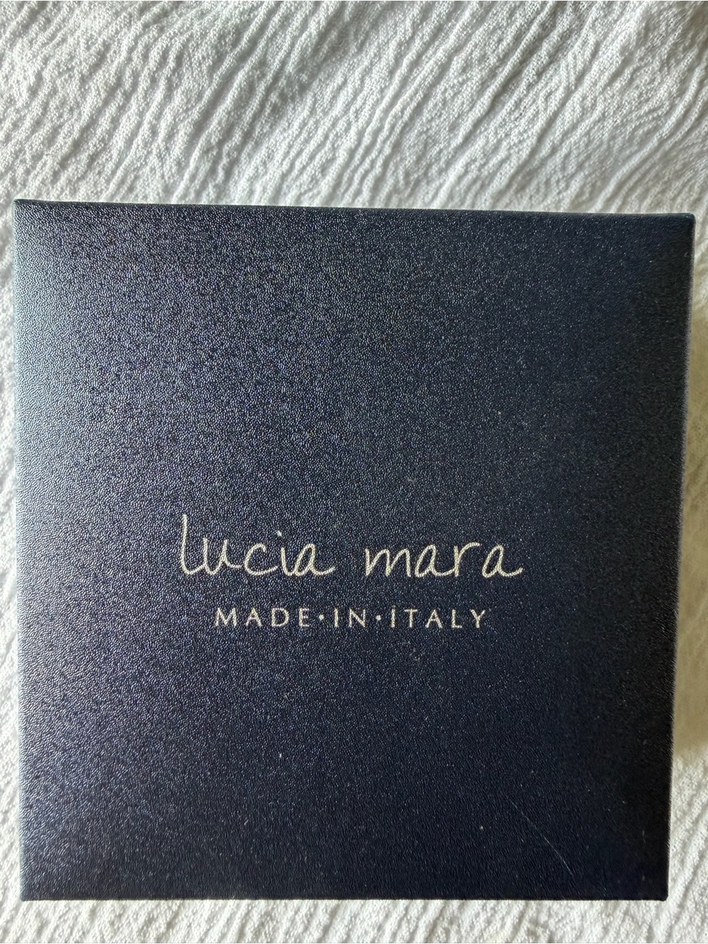 Lucia Mara 18kt Gold Plated Sterling Silver Hoop Earrings Italy NIB(B238) - Picture 6 of 9
